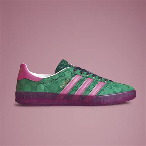 adidas x gucci women's gazelle sneaker green|Adidas X Gucci shoes.